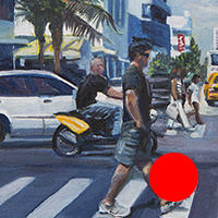 11 Street - Original oil painting by Eric Soller